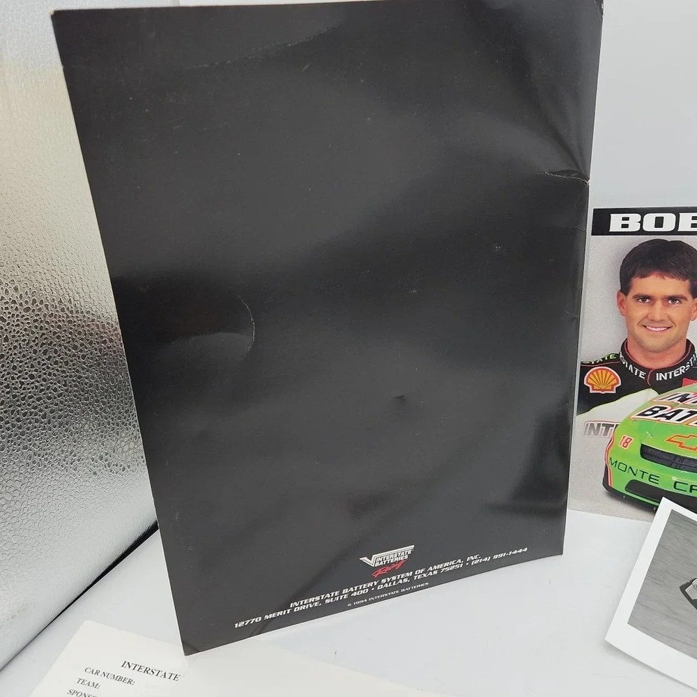 Vintage Nascar Press Kit Interstate Batteries Racing Bobby Labonte Media Guide